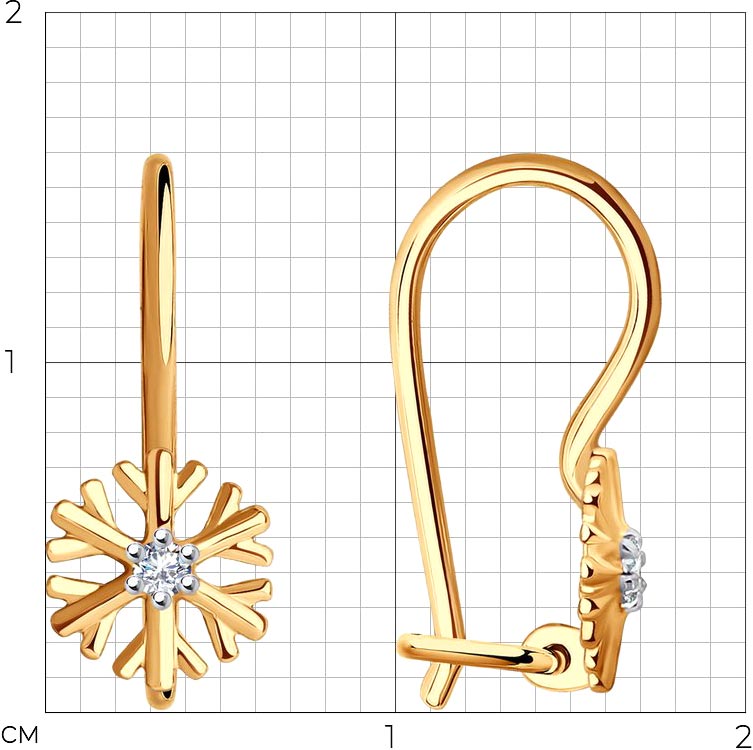 Серьги детские 122365