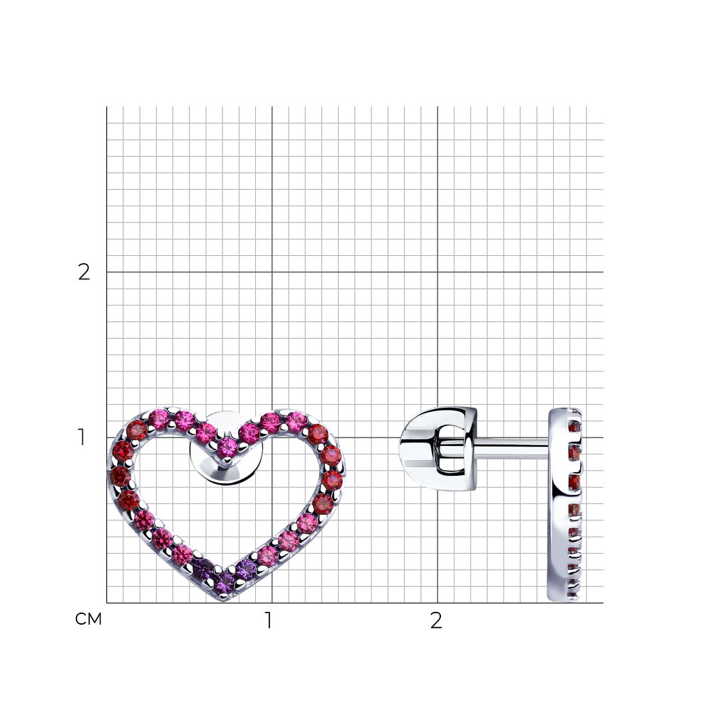 Серьги пуссеты 94023364