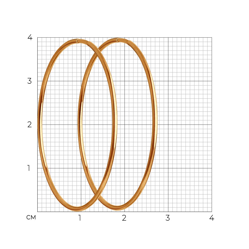 Серьги 140004 d 40мм