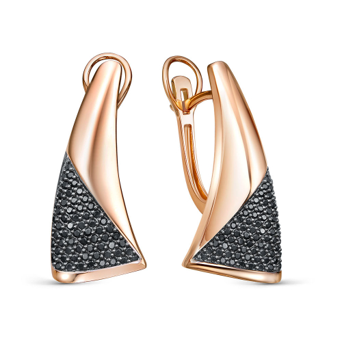 Серьги 12-037-103-2К-Чбр