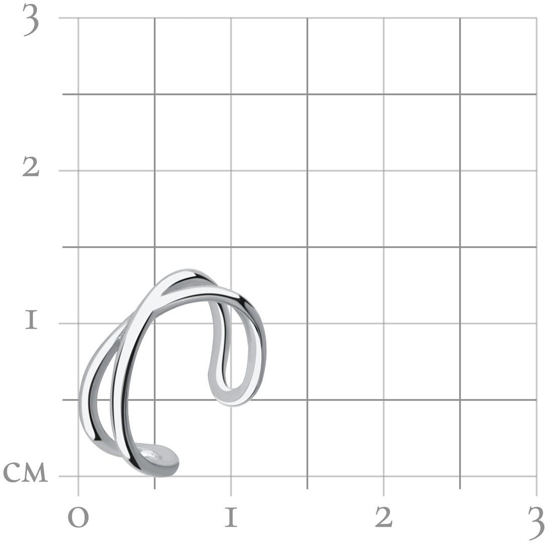 Серьга одиночная 17-72-0000-10862