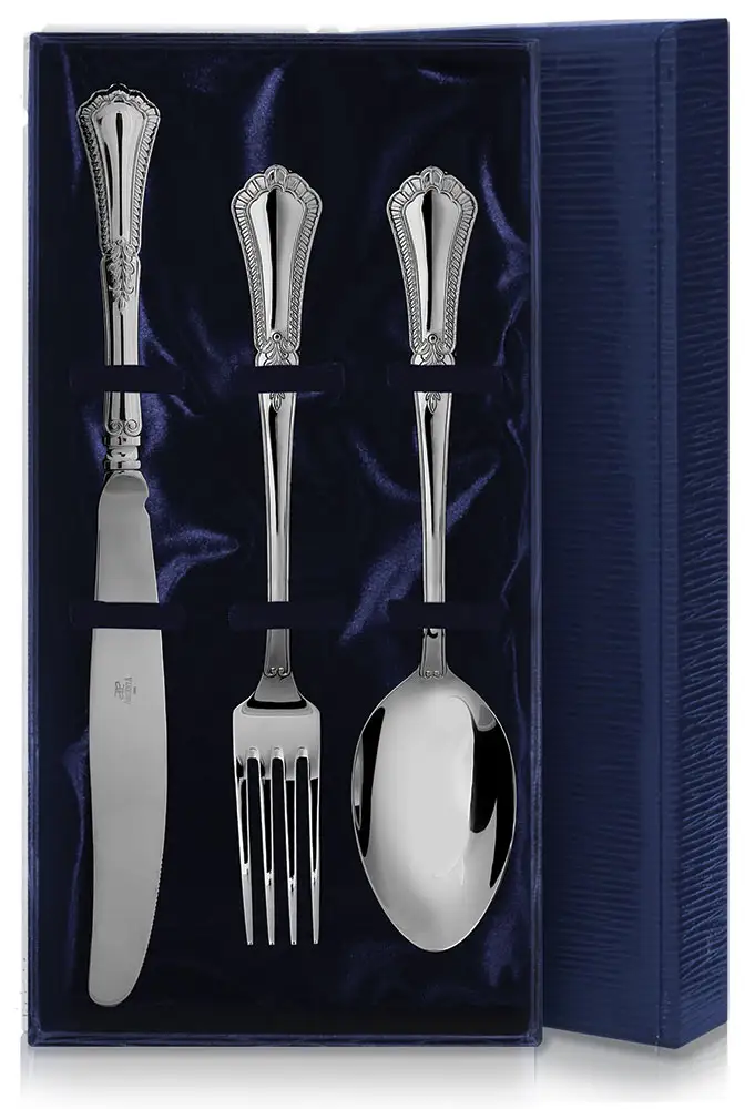 Набор 114НБ01801 столовый &quot;Фаворит&quot; (3 пр л+в+н) пр.925+футля