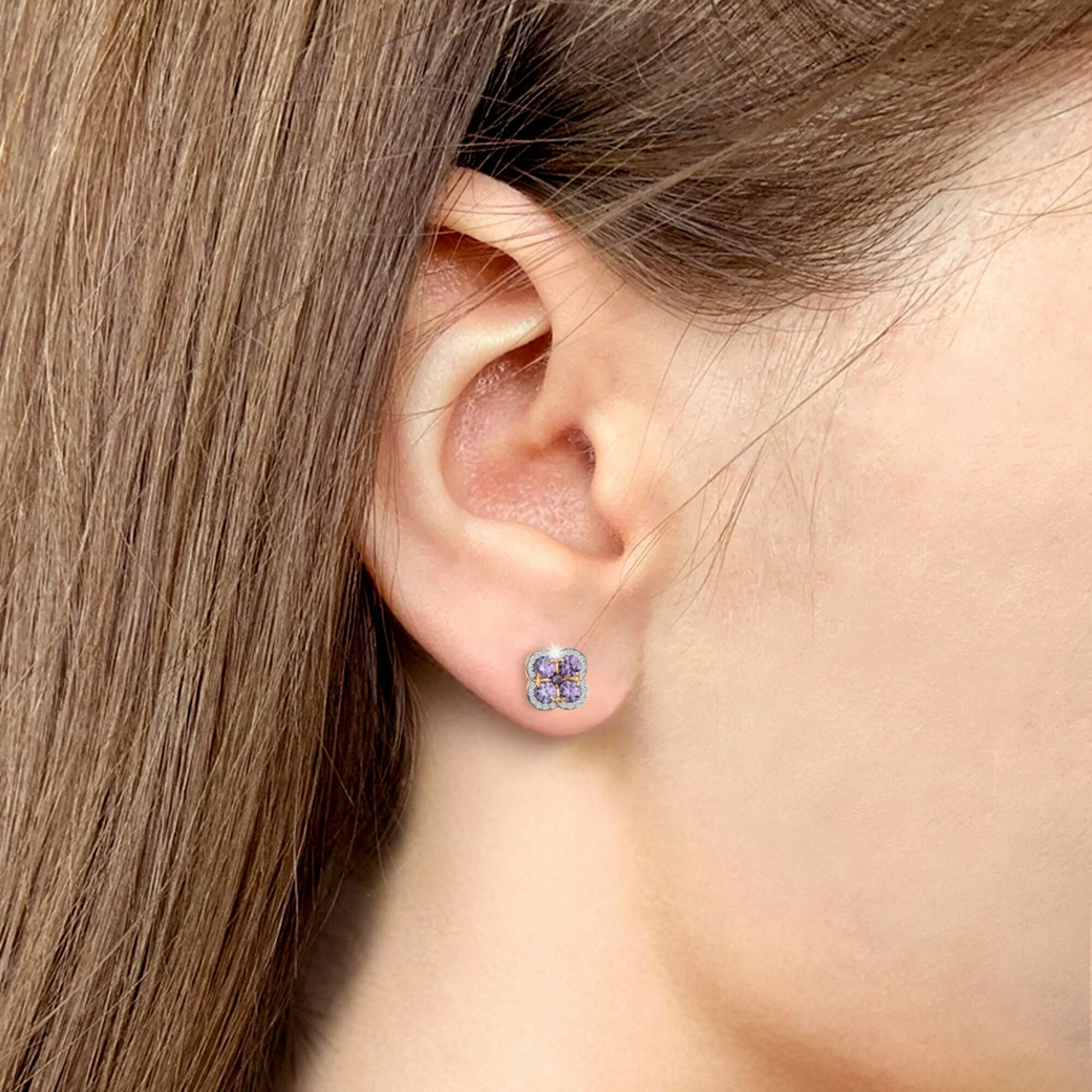 Серьги пусеты 200-1650_tan-202