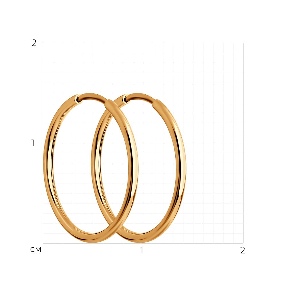 Серьги конго 51-124-01588-1