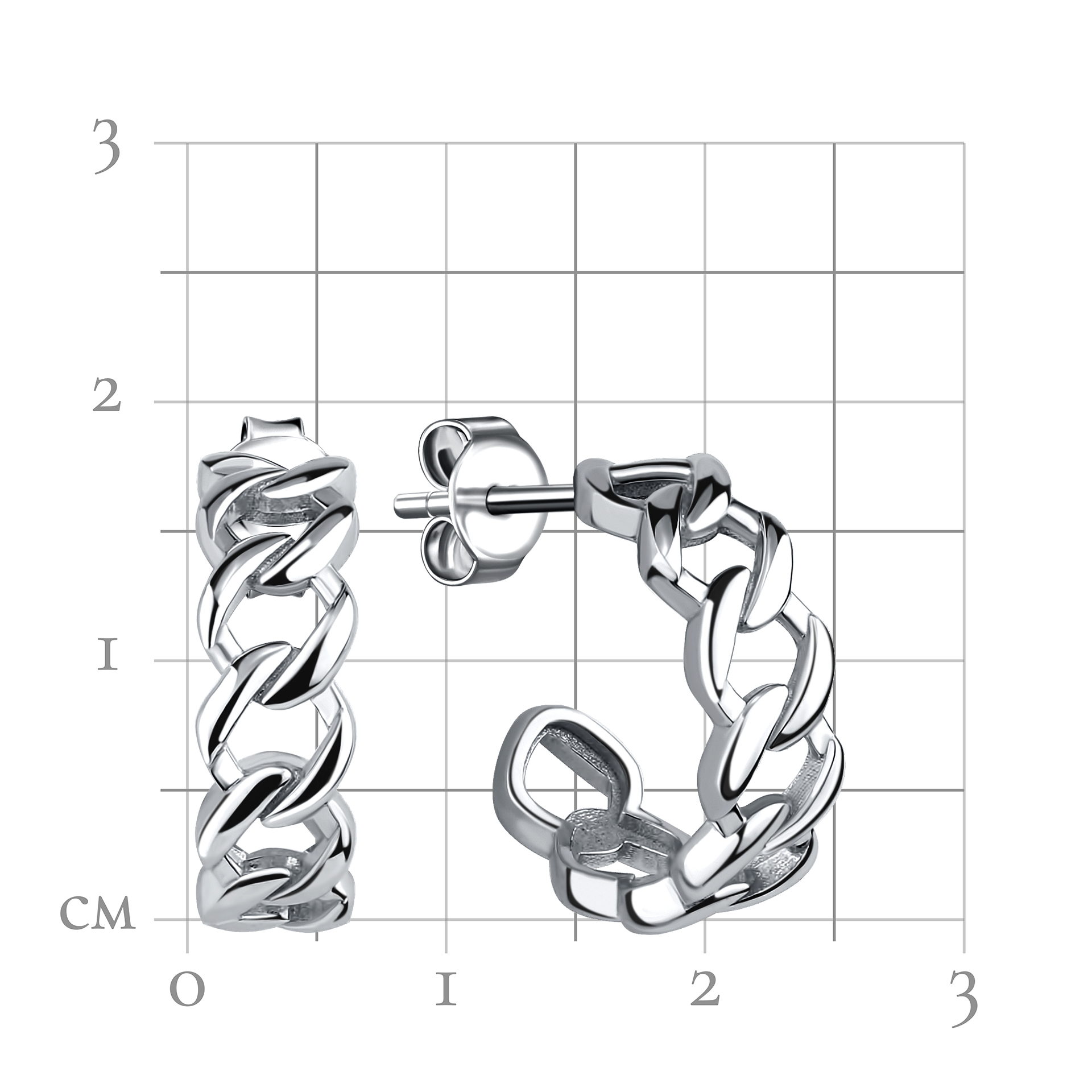 Серьги пусеты 12-72-0000-11928