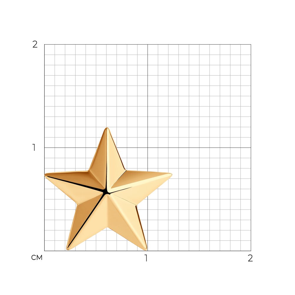 Значок 040045 (звезда)