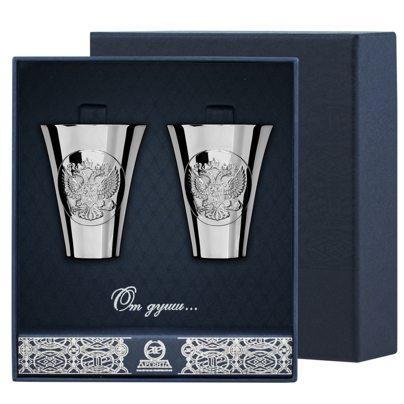 Набор стопок 294НБ00801 &quot;Герб&quot; + футляр