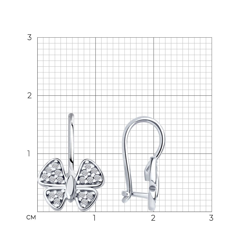 Серьги детские 94-120-02184-1