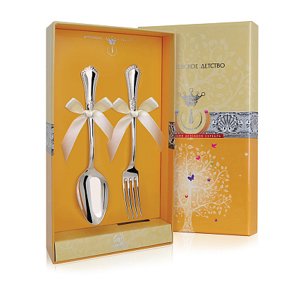 Набор 315НБ02801_кд десертный &quot;Фаворит&quot; (2 пр л+в) +футляр