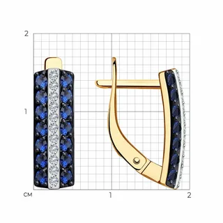 Серьги 0200082