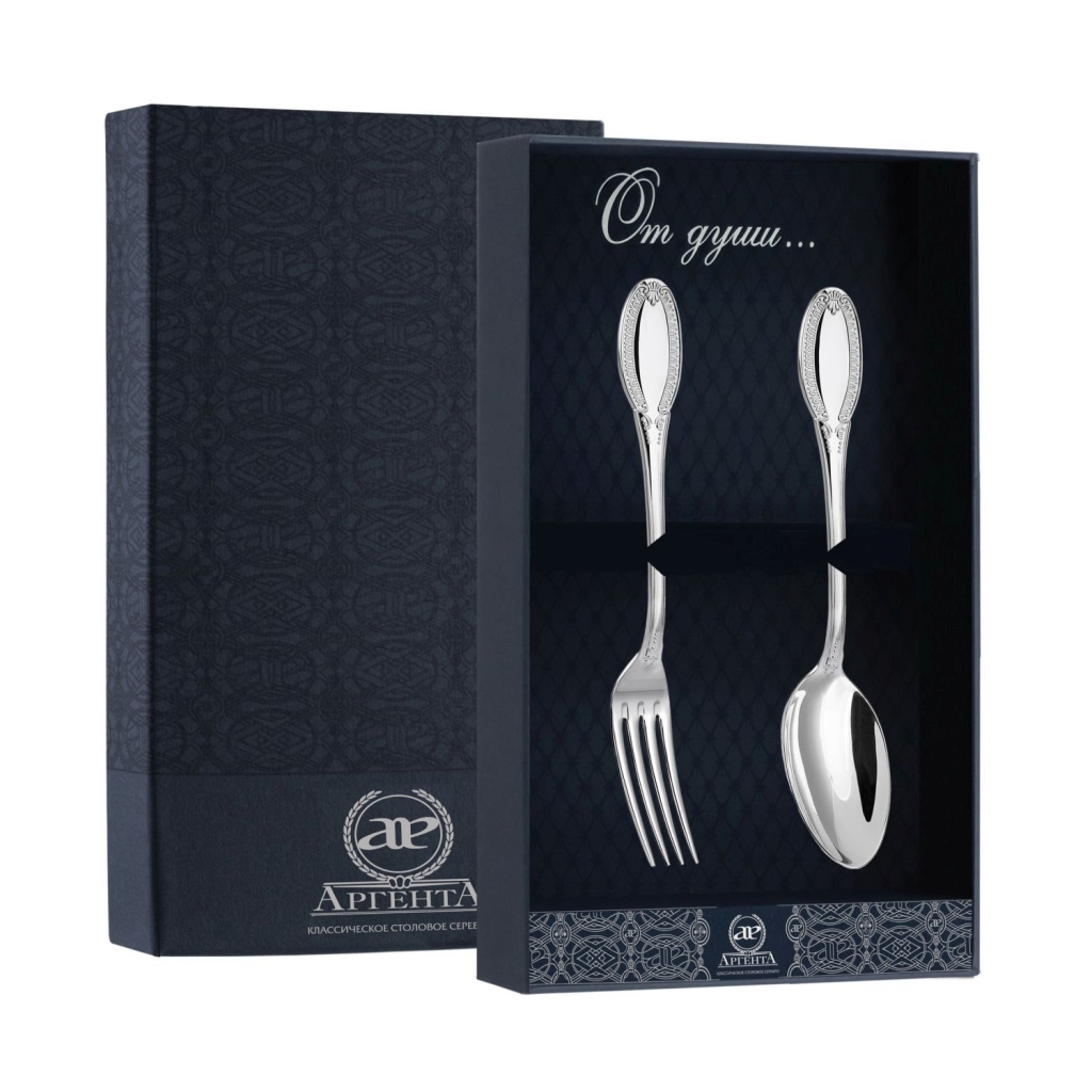 Набор 341НБ02801_с десертный &quot;Император&quot;(2 пр л+в) +футляр