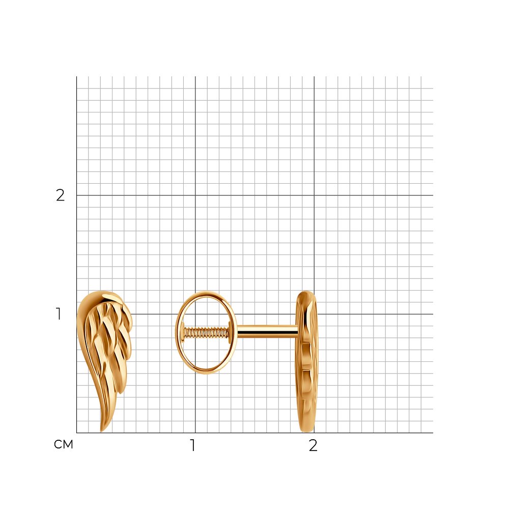 Серьги пусеты 0200321