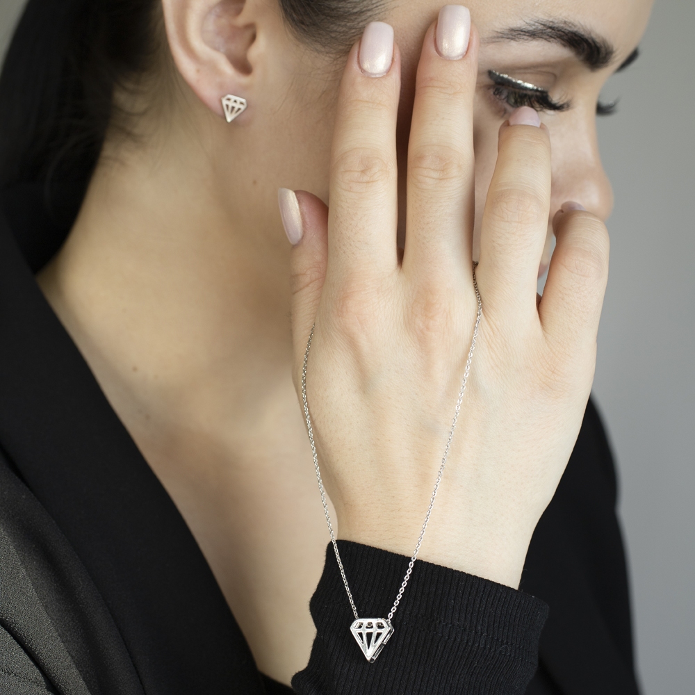 Серьги пусеты 6001578-00245