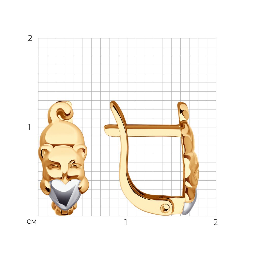 Серьги детские 51-120-02037-1