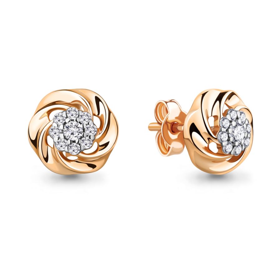 Серьги пусеты 49270А.1