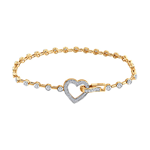 Браслеты золотые с драгоценными камнями