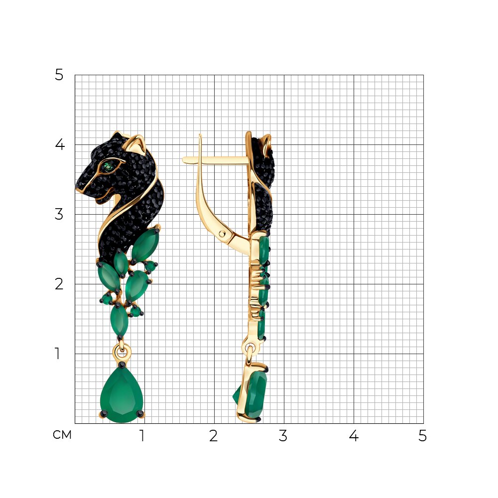 Серьги 92023074