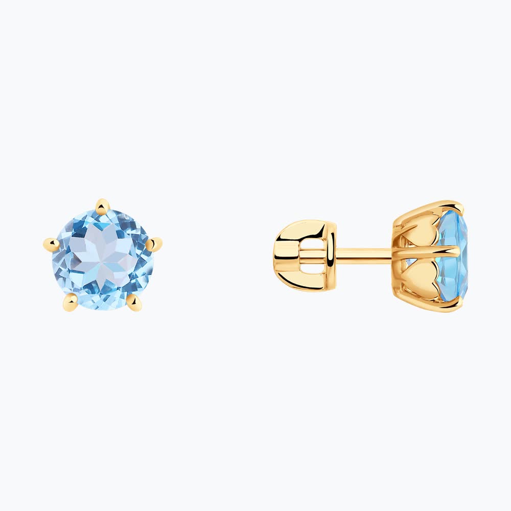 Серьги пусеты 727006