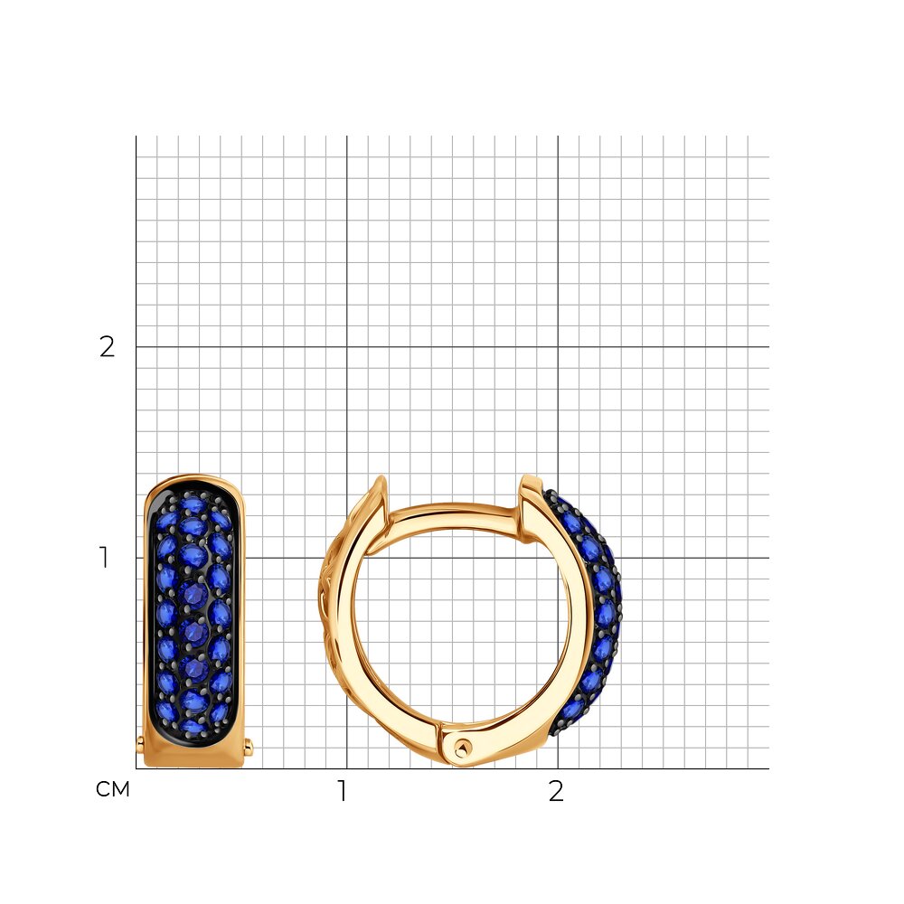 Серьги 51-220-02498-1 №23 3