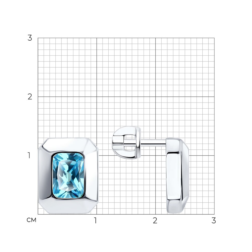 Серьги пусеты 94026817