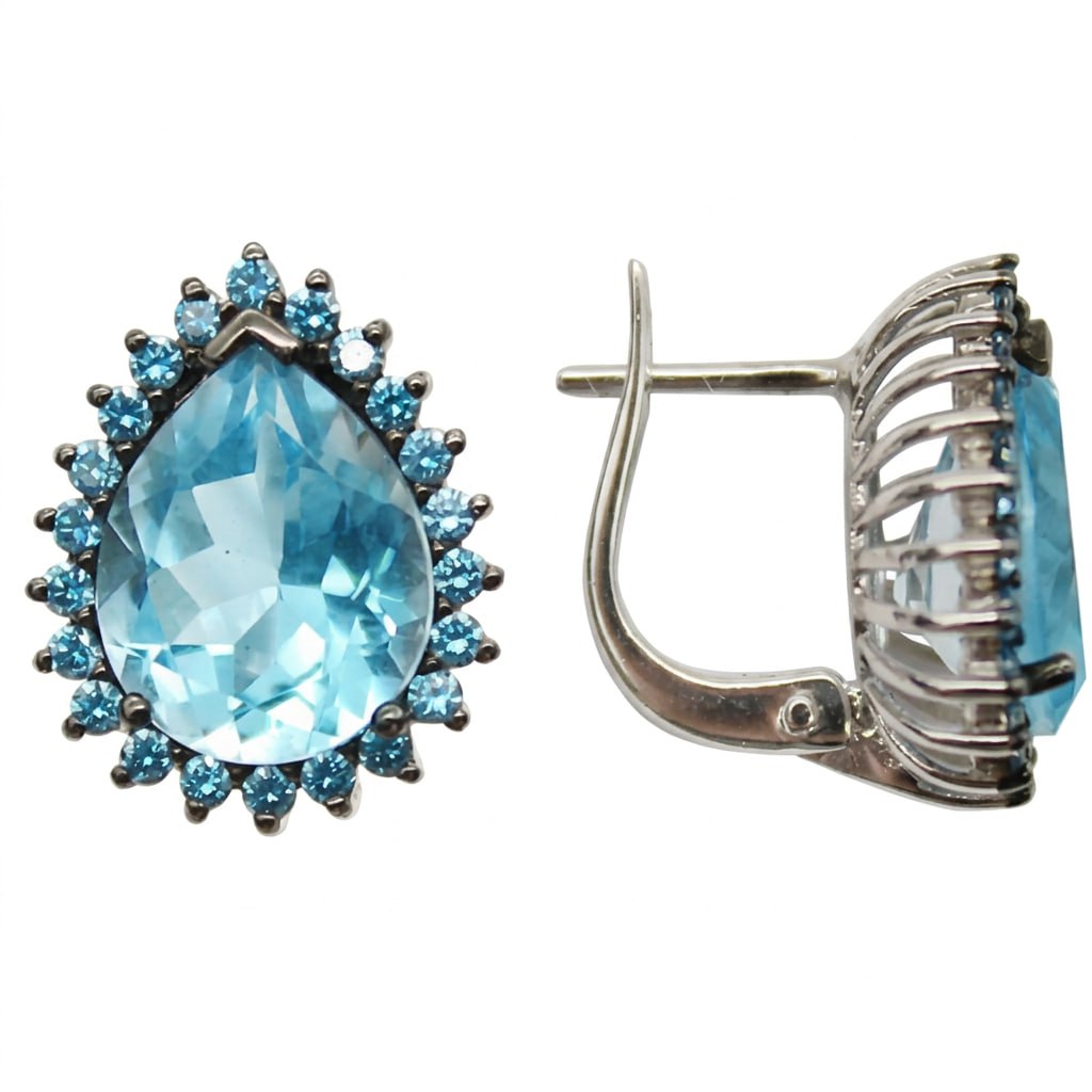 Серьги E-1044-TB-BCZ-BR