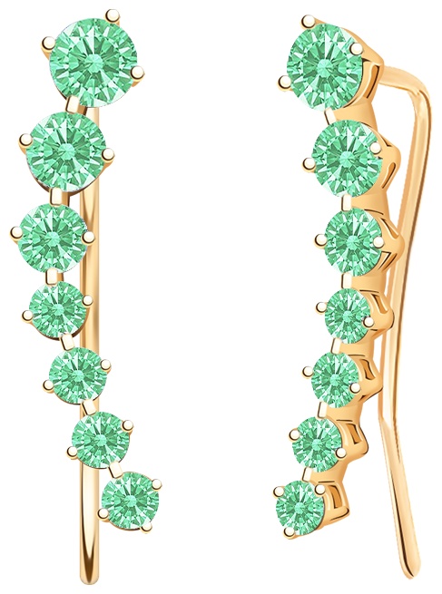 Серьги зажимы 20747sw9