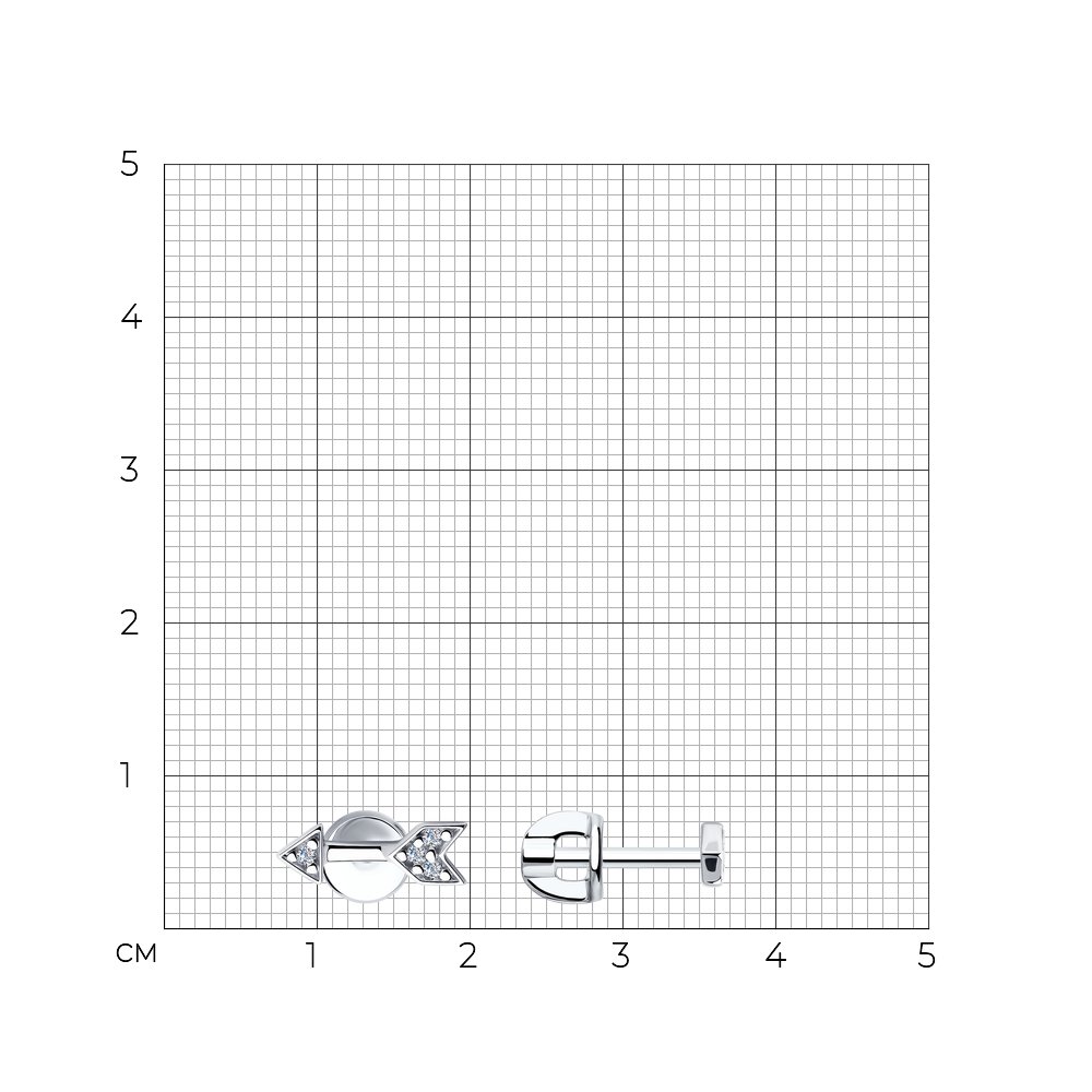 Серьги пусеты 94024482