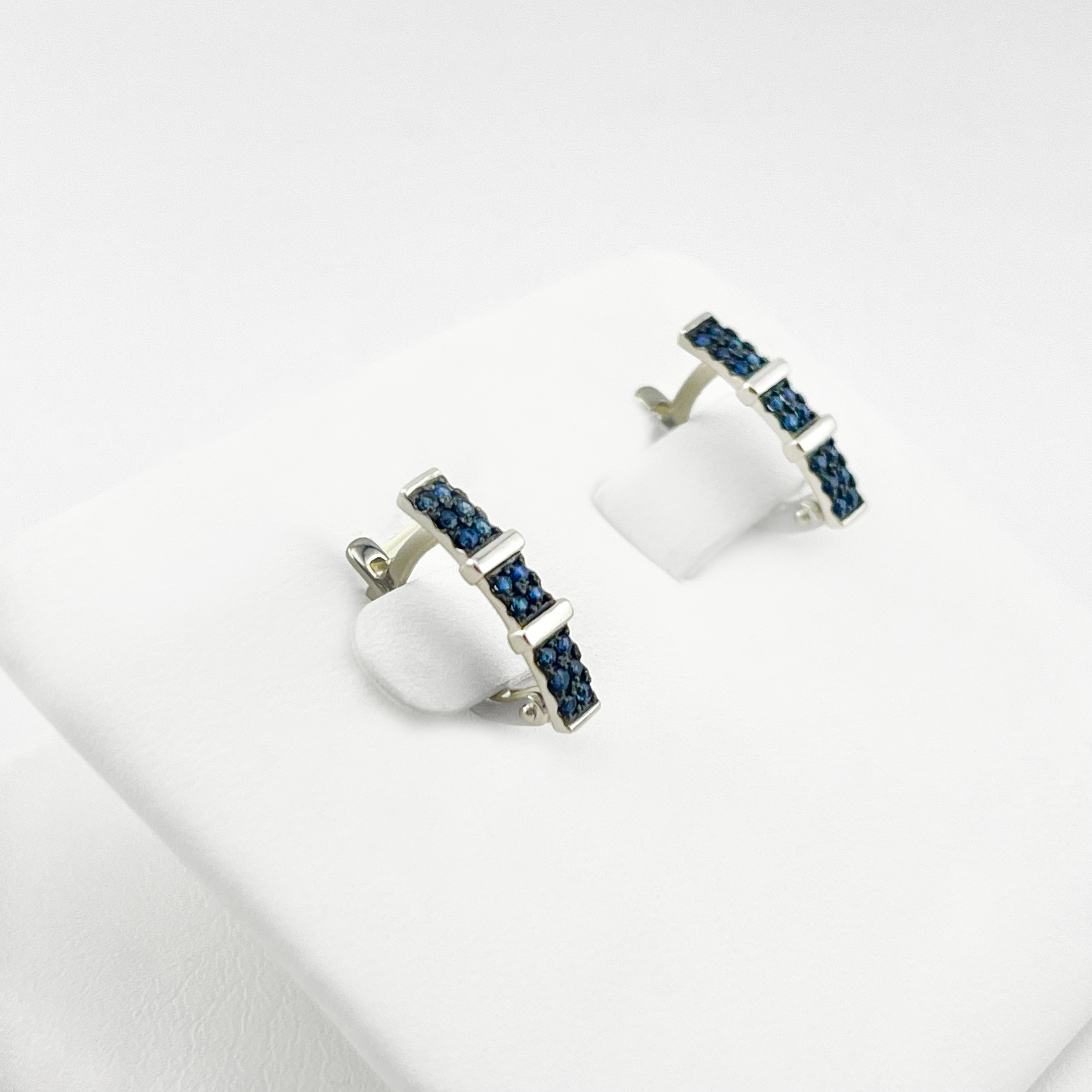 Серьги 5-6001-106-2Б-Сап