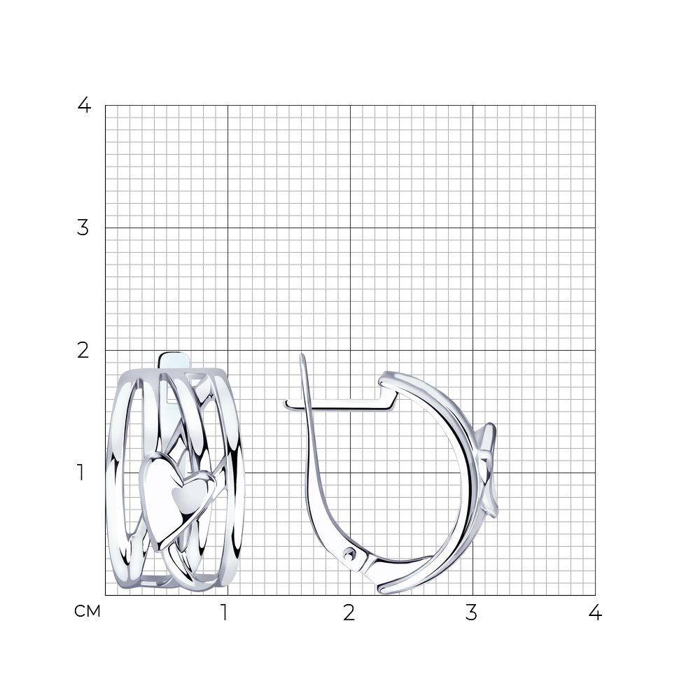 Серьги 94023707