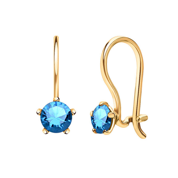 Серьги детские 2807с4