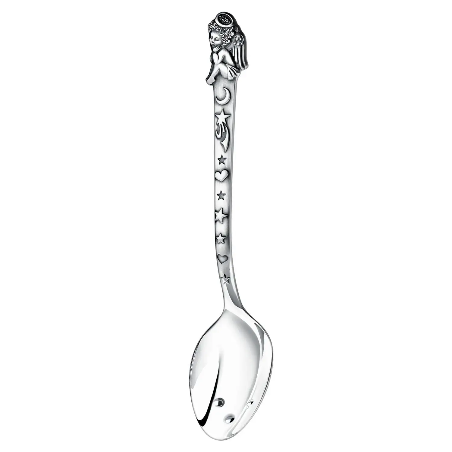 Набор 1403НБ05806 "Крестильный DODO Ангел" с черн. (ложка+крес