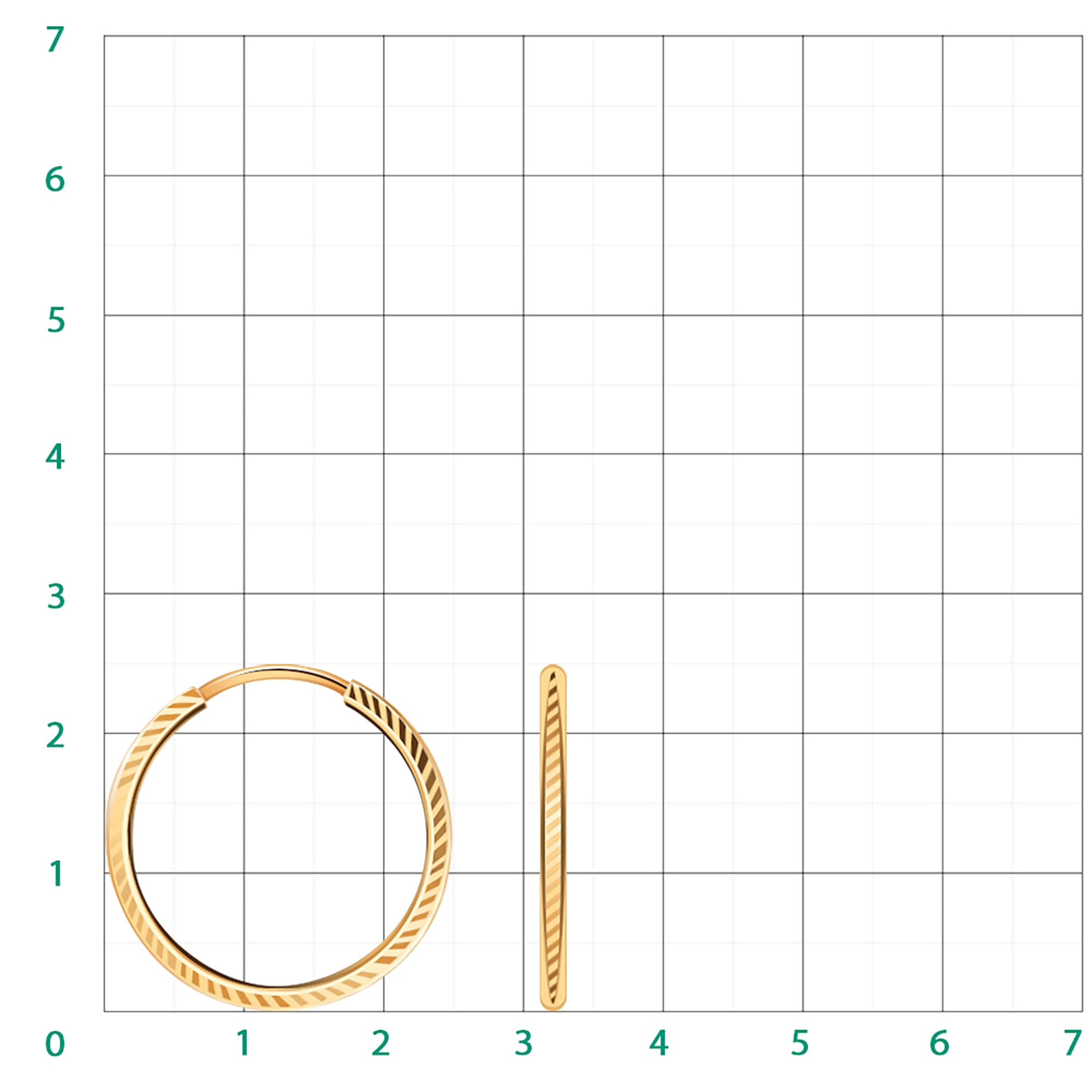 Серьги конго 20772-25а-1