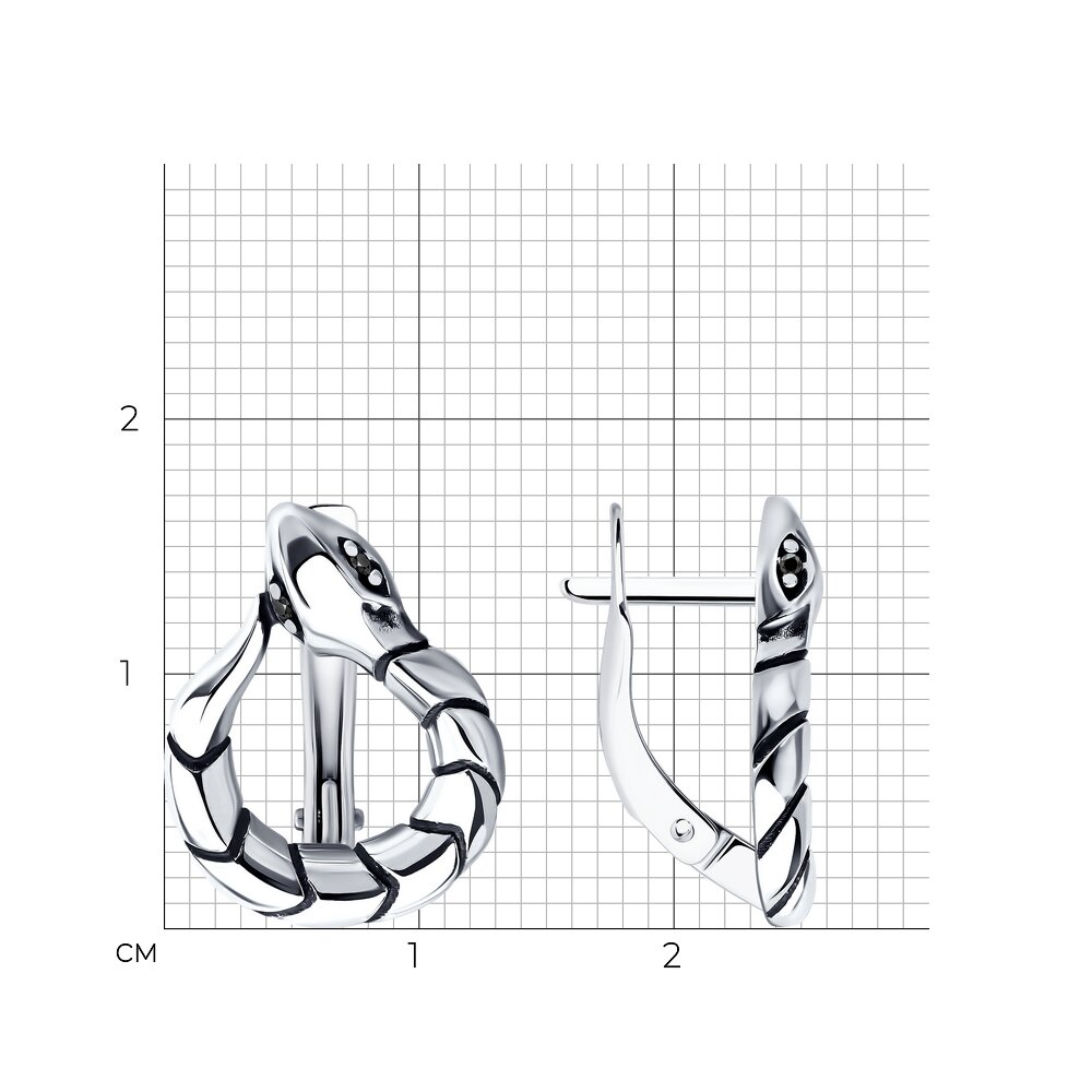 Серьги 95-120-02292-1