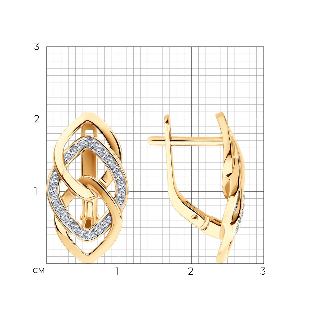 Серьги 51-220-02940-1 №24 24