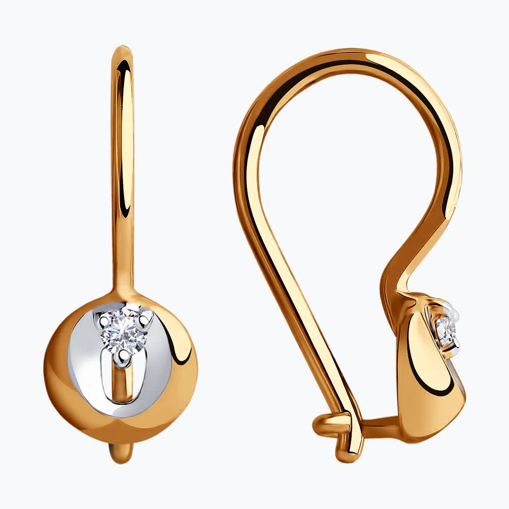 Серьги детские 51-120-00513-1