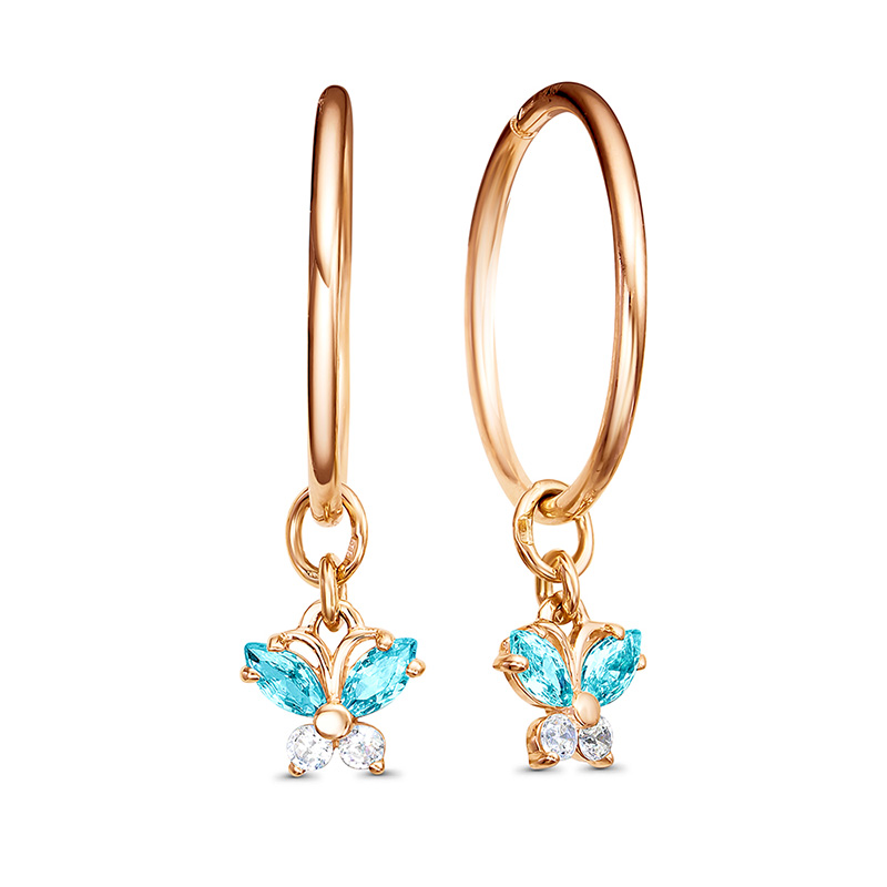 Серьги конго 124336-2к