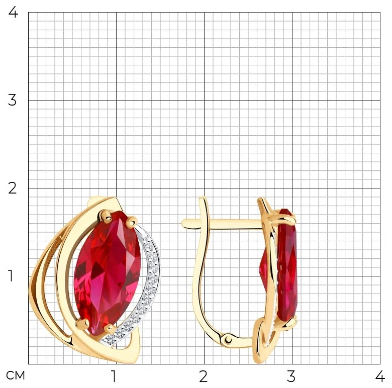 Серьги 51-320-00966-2