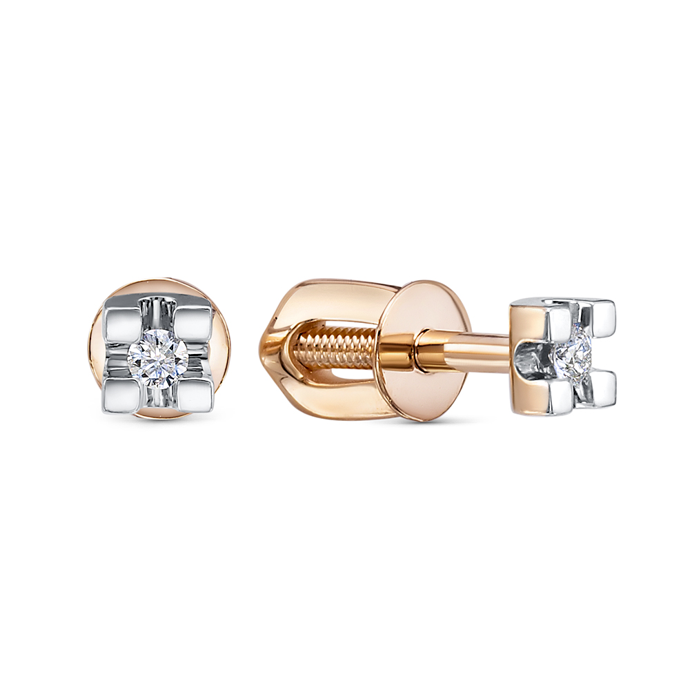 Серьги пусеты 5-5968-103-2К