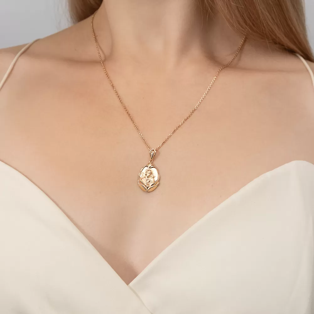 Подвеска 03-3006-00-000-1111-42 Божия Матерь "Казанская"