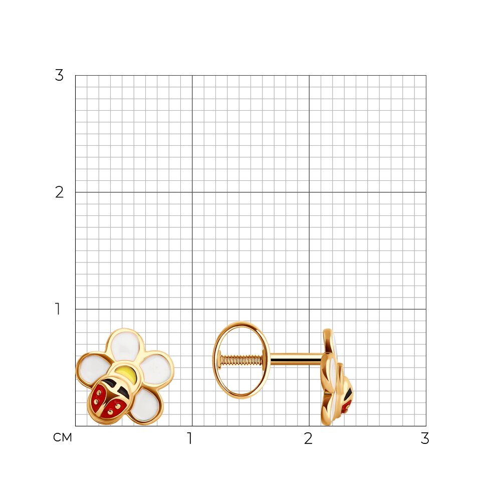 Серьги пусеты 0200264