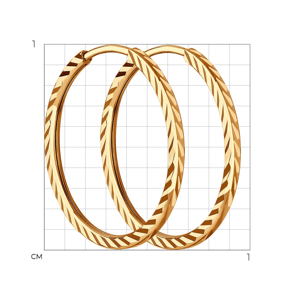 Серьги 140011 d 10 мм