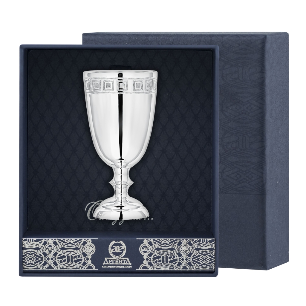 Рюмка 1044РМ00801_к № 1 с рисунком &quot;Квадрат&quot; + футляр