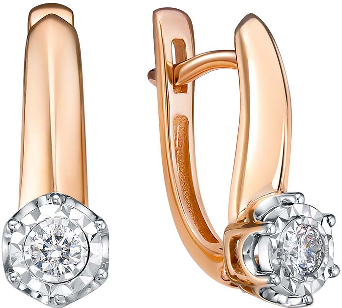 Серьги 5-5918-103И2-2К