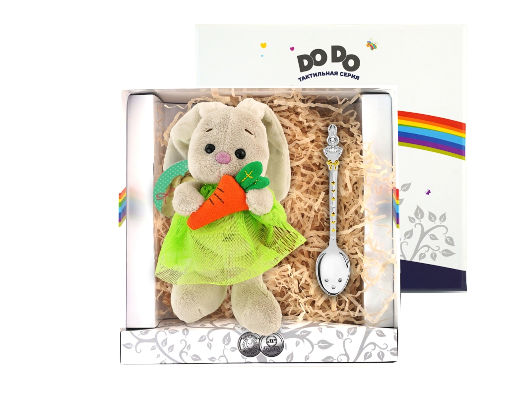 Набор 1863НБ05802_м д/малышей DODO &quot;Зайка&quot; (2 пр. брелок Зайка М