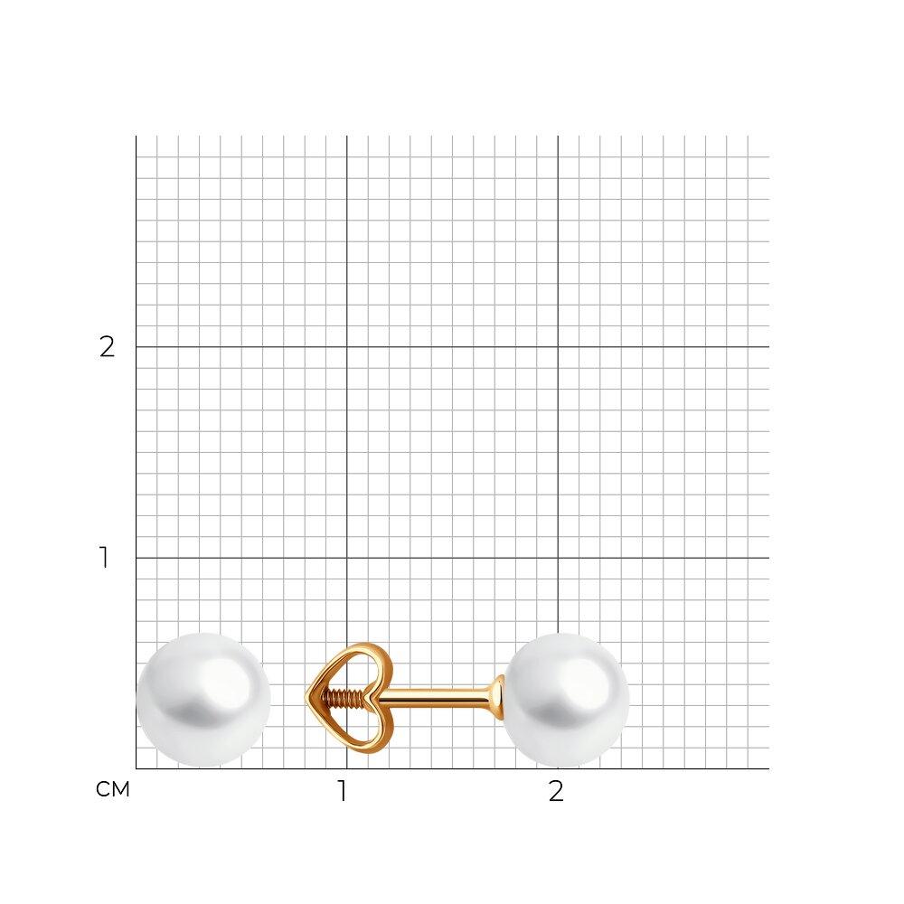 Серьги пусеты 51-322-01839-3