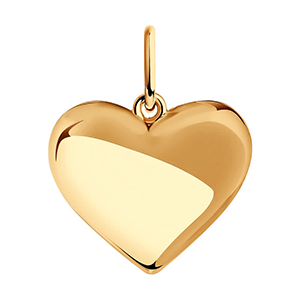 Подвески золотые с искусственными камнями и без камней