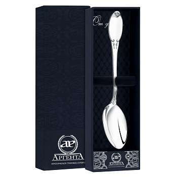 Ложка 292ЛЖ03801 чайная гладкая + футляр