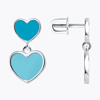 Серьги пусеты 94-122-02232-1